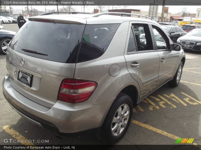 Pewter Metallic / Black 2006 Mercedes-Benz ML 350 4Matic