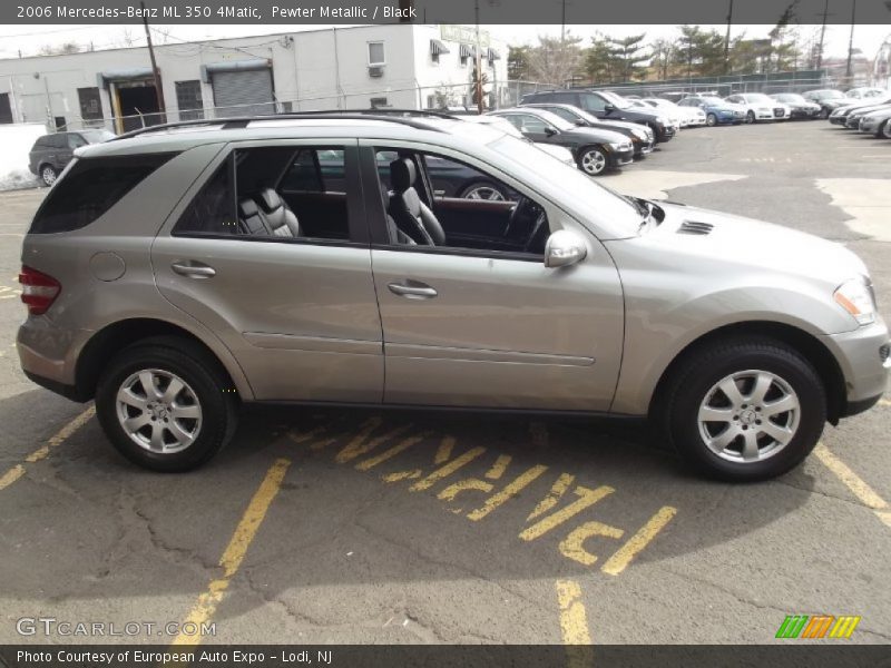 Pewter Metallic / Black 2006 Mercedes-Benz ML 350 4Matic