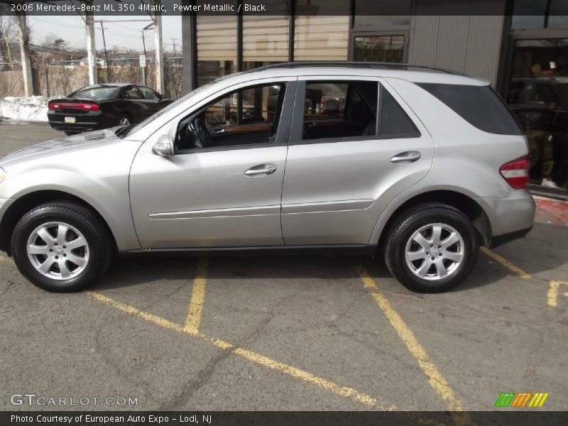 Pewter Metallic / Black 2006 Mercedes-Benz ML 350 4Matic