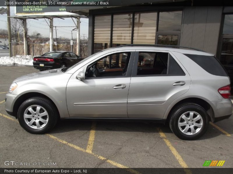 Pewter Metallic / Black 2006 Mercedes-Benz ML 350 4Matic