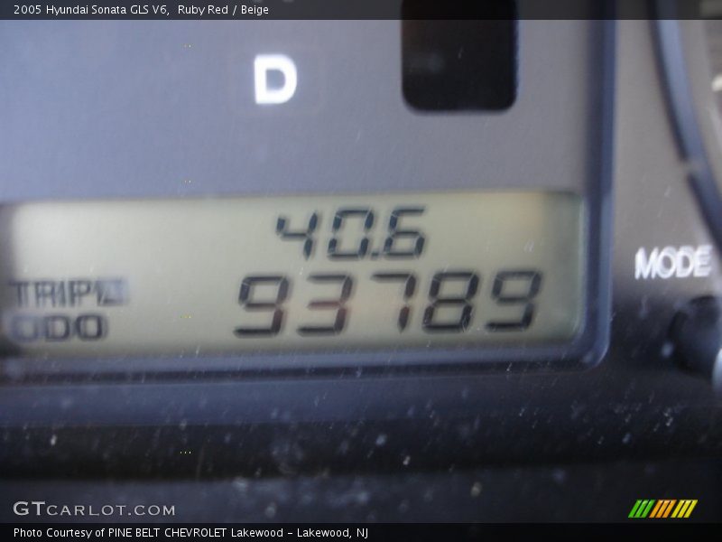Ruby Red / Beige 2005 Hyundai Sonata GLS V6