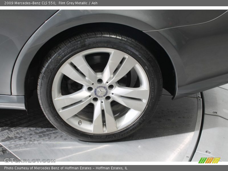 Flint Grey Metallic / Ash 2009 Mercedes-Benz CLS 550