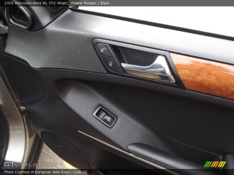 Pewter Metallic / Black 2006 Mercedes-Benz ML 350 4Matic