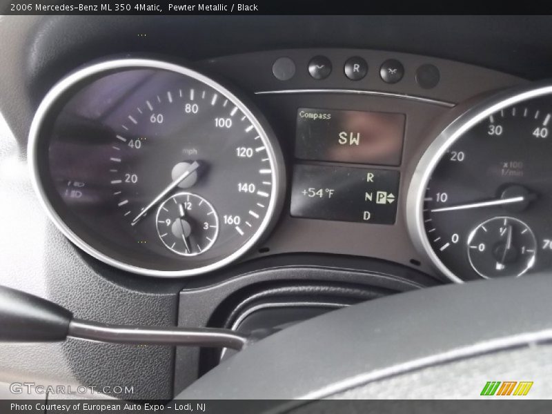 Pewter Metallic / Black 2006 Mercedes-Benz ML 350 4Matic