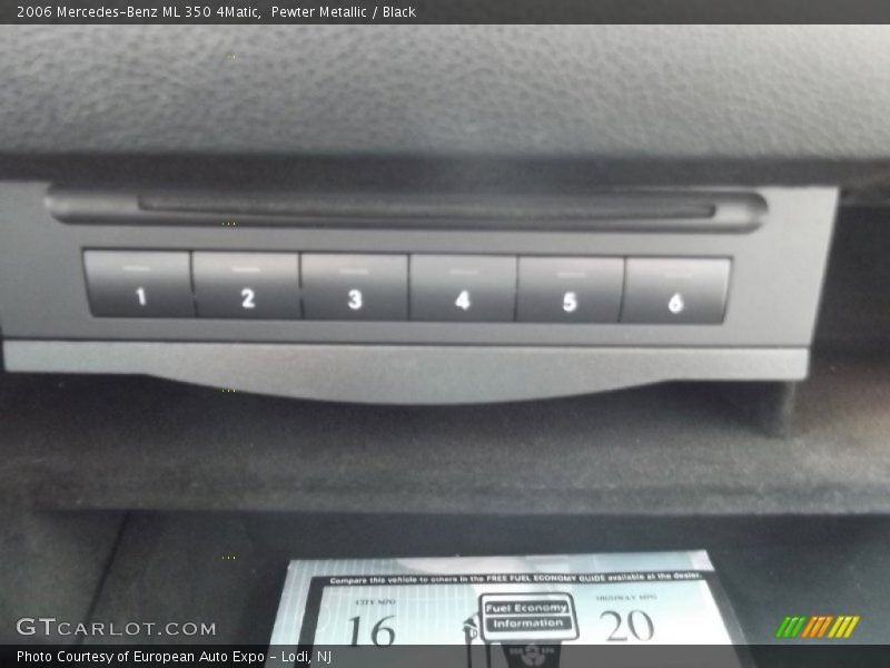 Pewter Metallic / Black 2006 Mercedes-Benz ML 350 4Matic