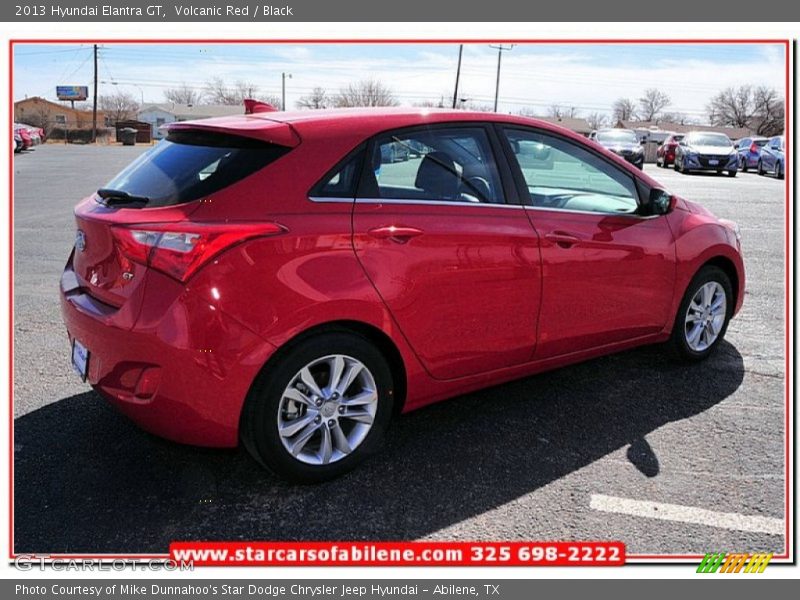 Volcanic Red / Black 2013 Hyundai Elantra GT