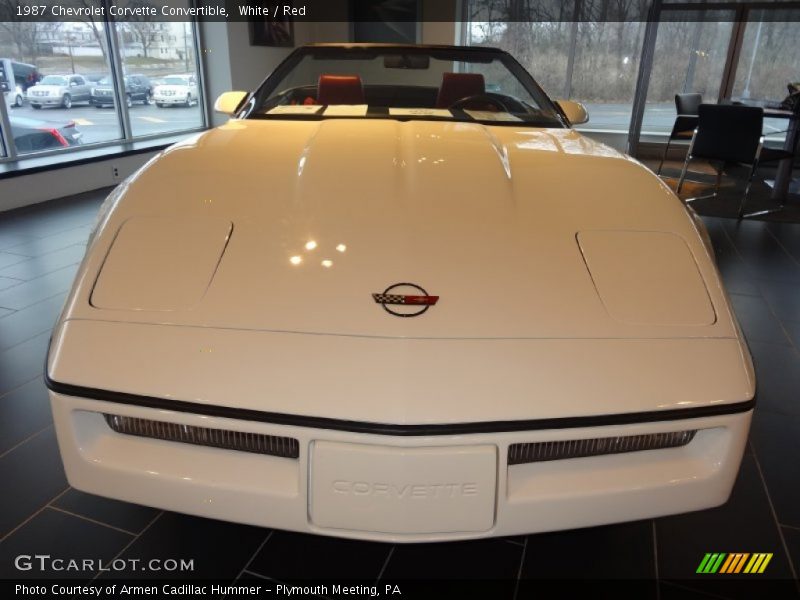  1987 Corvette Convertible White