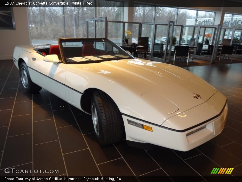 Front 3/4 View of 1987 Corvette Convertible