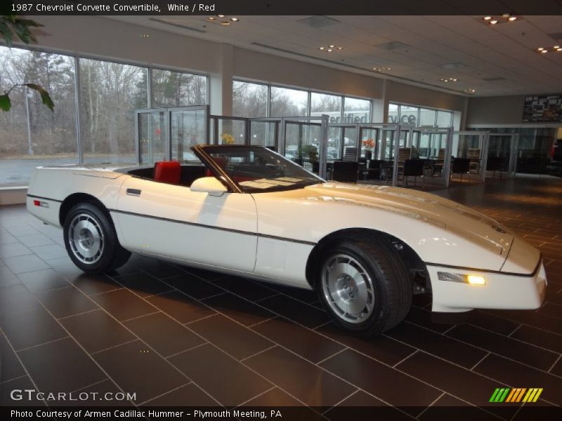  1987 Corvette Convertible White
