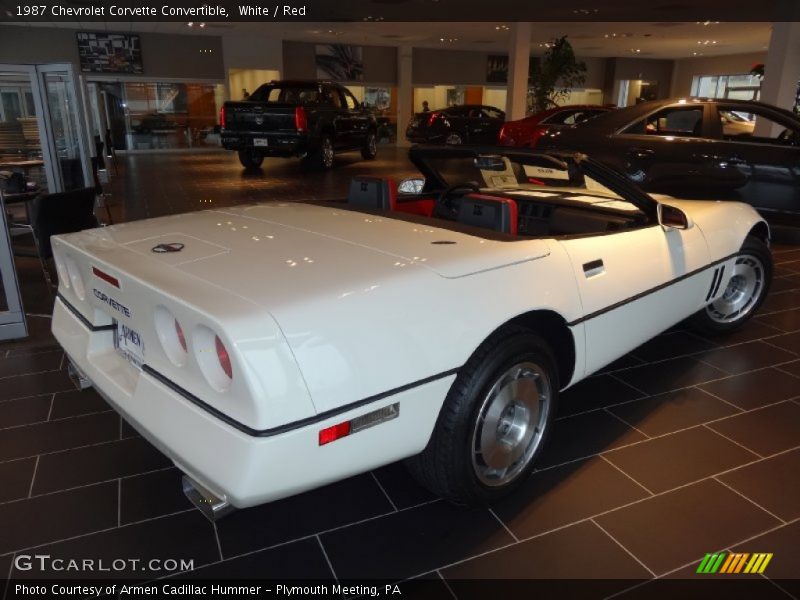  1987 Corvette Convertible White