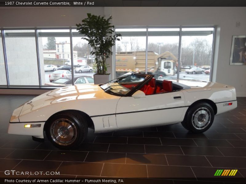  1987 Corvette Convertible White