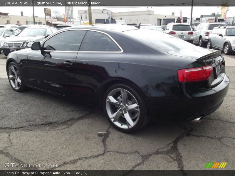 Brilliant Black / Black 2009 Audi A5 3.2 quattro Coupe