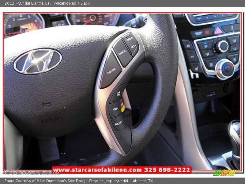 Volcanic Red / Black 2013 Hyundai Elantra GT