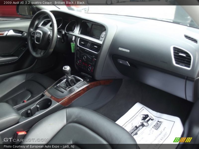 Brilliant Black / Black 2009 Audi A5 3.2 quattro Coupe