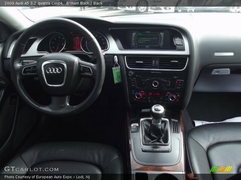 Brilliant Black / Black 2009 Audi A5 3.2 quattro Coupe