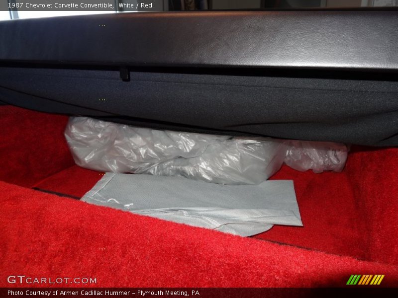  1987 Corvette Convertible Trunk
