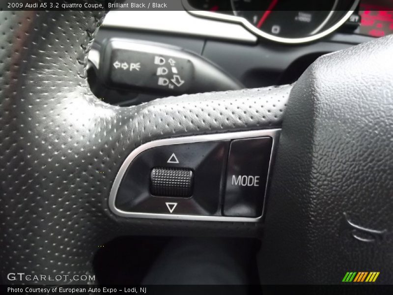Brilliant Black / Black 2009 Audi A5 3.2 quattro Coupe
