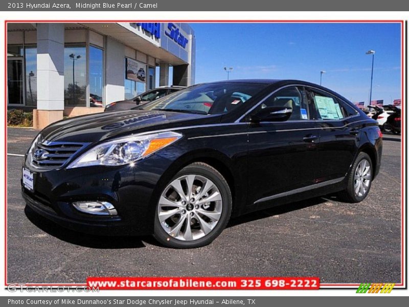 Midnight Blue Pearl / Camel 2013 Hyundai Azera