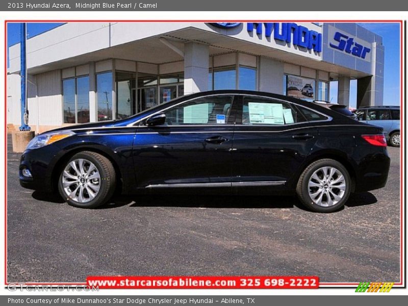 Midnight Blue Pearl / Camel 2013 Hyundai Azera