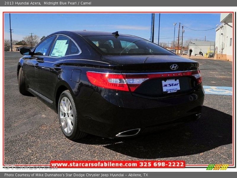 Midnight Blue Pearl / Camel 2013 Hyundai Azera