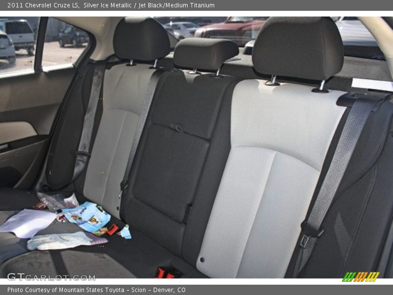 Silver Ice Metallic / Jet Black/Medium Titanium 2011 Chevrolet Cruze LS