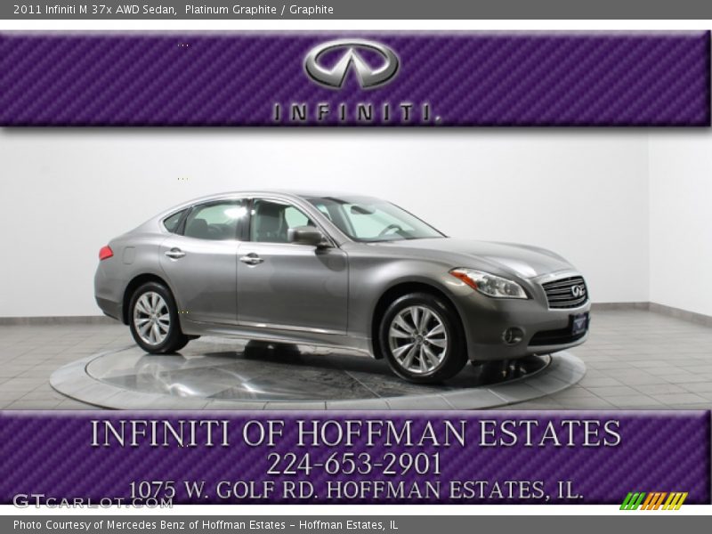 Platinum Graphite / Graphite 2011 Infiniti M 37x AWD Sedan