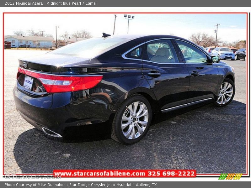 Midnight Blue Pearl / Camel 2013 Hyundai Azera