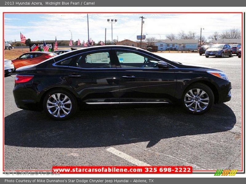 Midnight Blue Pearl / Camel 2013 Hyundai Azera