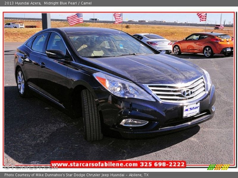 Midnight Blue Pearl / Camel 2013 Hyundai Azera