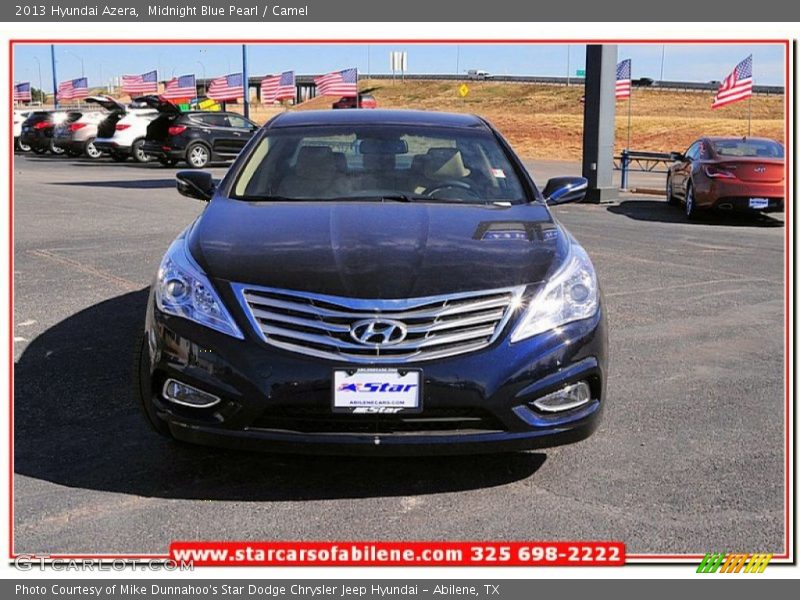 Midnight Blue Pearl / Camel 2013 Hyundai Azera