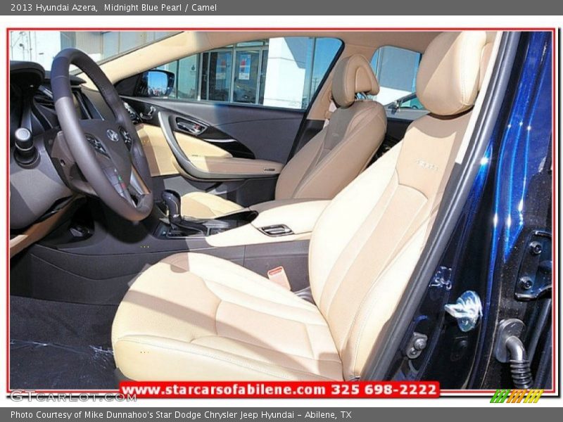 Midnight Blue Pearl / Camel 2013 Hyundai Azera