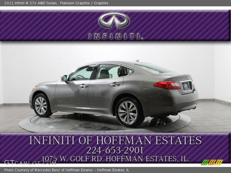 Platinum Graphite / Graphite 2011 Infiniti M 37x AWD Sedan
