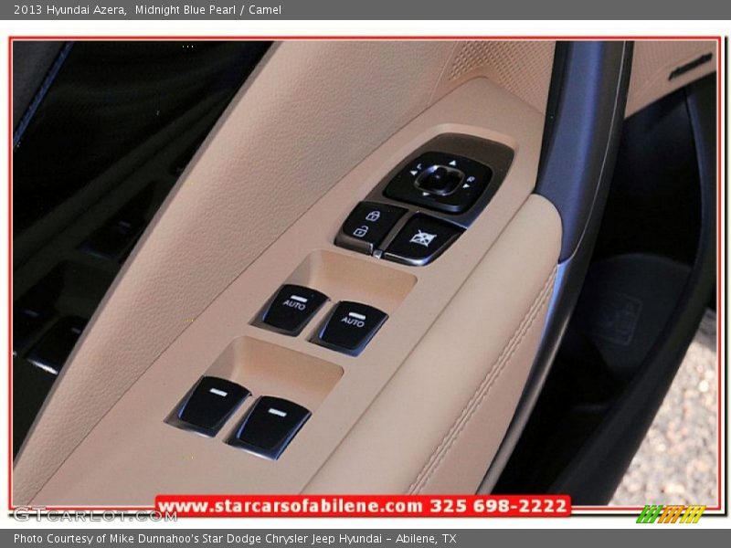 Midnight Blue Pearl / Camel 2013 Hyundai Azera