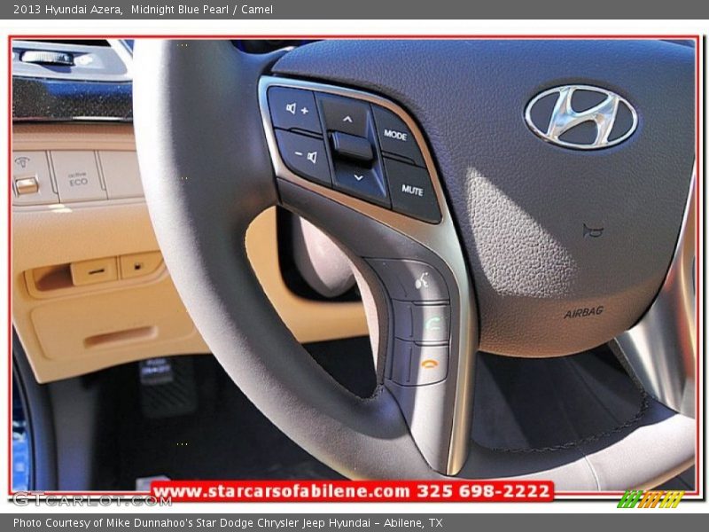Midnight Blue Pearl / Camel 2013 Hyundai Azera