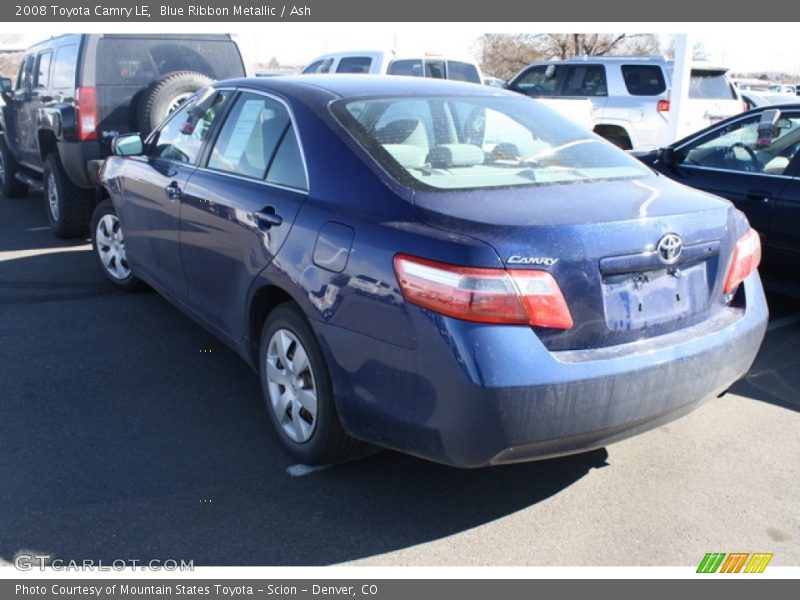 Blue Ribbon Metallic / Ash 2008 Toyota Camry LE