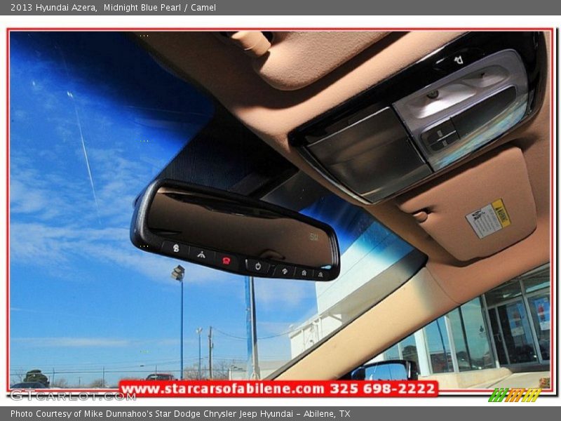 Midnight Blue Pearl / Camel 2013 Hyundai Azera