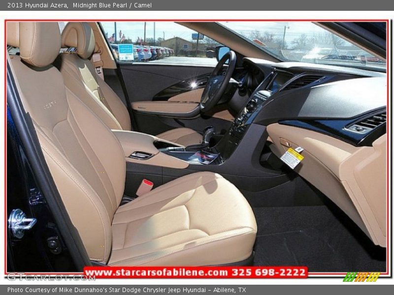 Midnight Blue Pearl / Camel 2013 Hyundai Azera