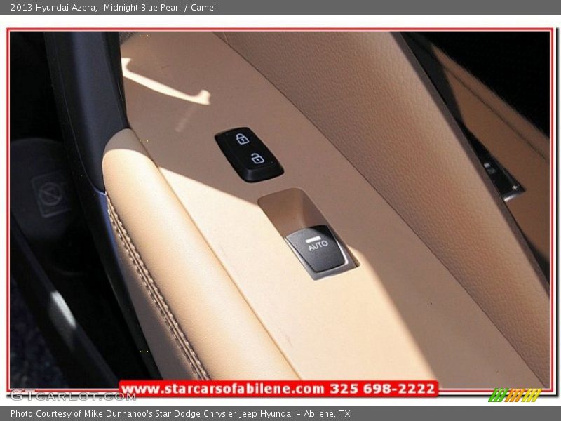 Midnight Blue Pearl / Camel 2013 Hyundai Azera