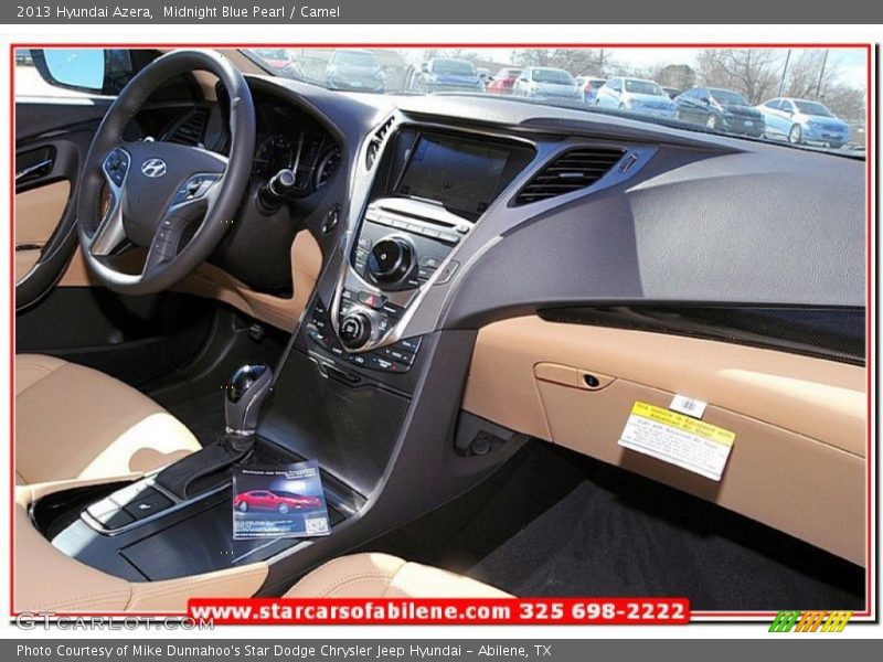 Midnight Blue Pearl / Camel 2013 Hyundai Azera