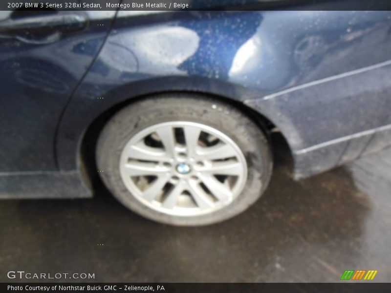 Montego Blue Metallic / Beige 2007 BMW 3 Series 328xi Sedan