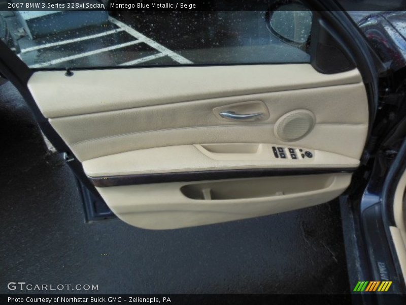 Montego Blue Metallic / Beige 2007 BMW 3 Series 328xi Sedan