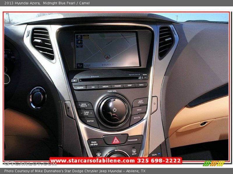Midnight Blue Pearl / Camel 2013 Hyundai Azera