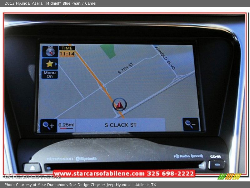 Midnight Blue Pearl / Camel 2013 Hyundai Azera