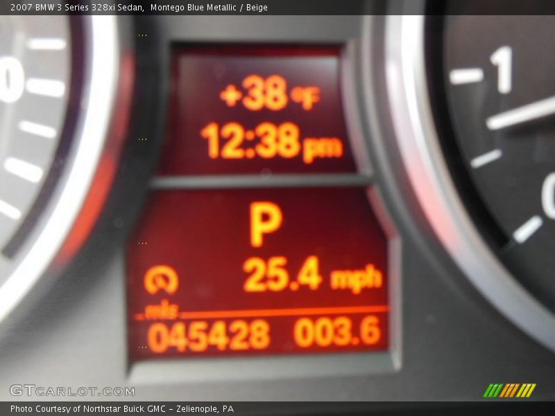 Montego Blue Metallic / Beige 2007 BMW 3 Series 328xi Sedan