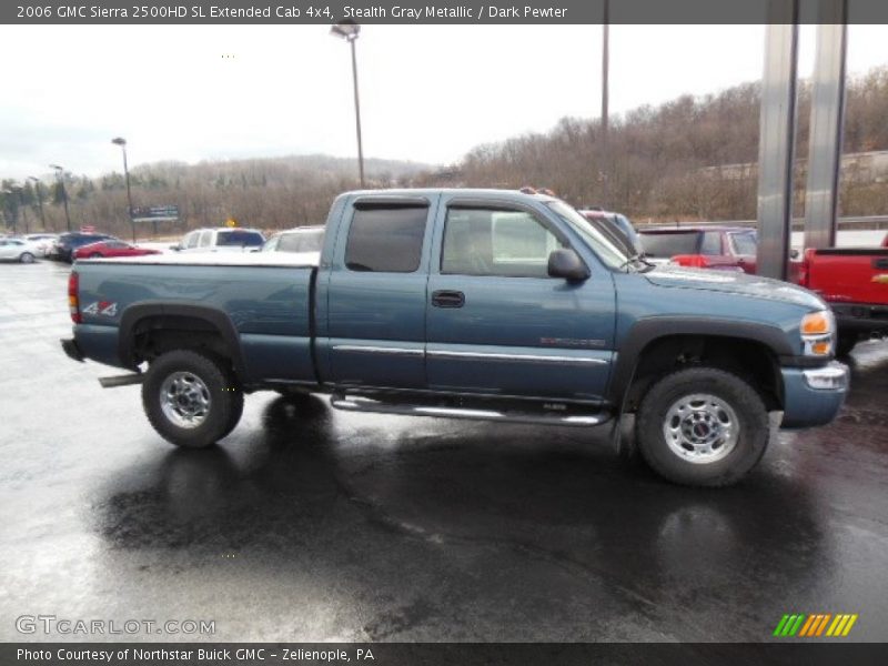 Stealth Gray Metallic / Dark Pewter 2006 GMC Sierra 2500HD SL Extended Cab 4x4