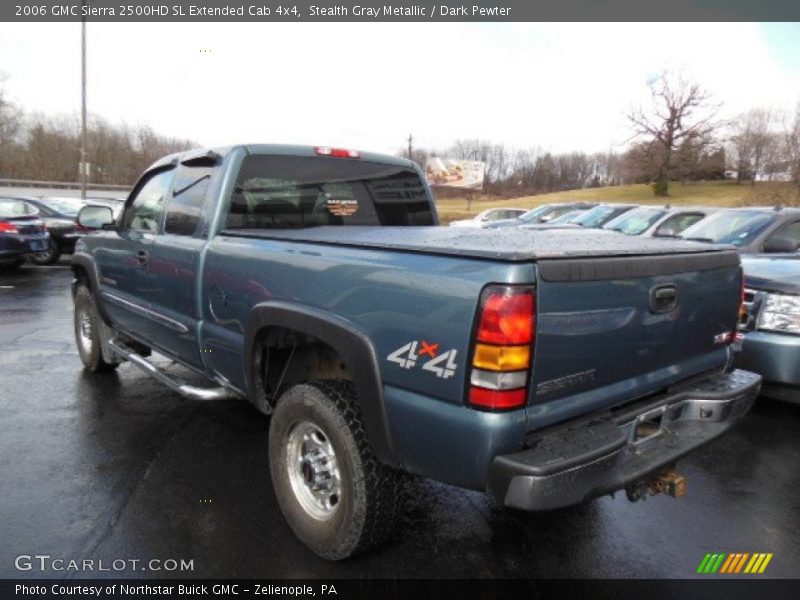 Stealth Gray Metallic / Dark Pewter 2006 GMC Sierra 2500HD SL Extended Cab 4x4