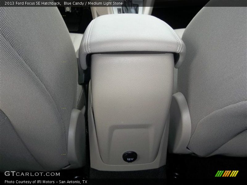 Blue Candy / Medium Light Stone 2013 Ford Focus SE Hatchback