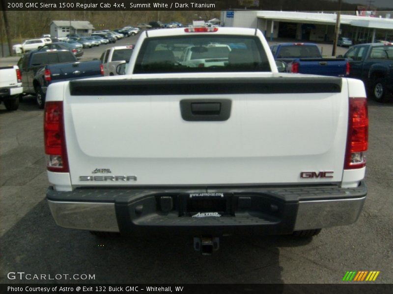 Summit White / Dark Titanium 2008 GMC Sierra 1500 Regular Cab 4x4