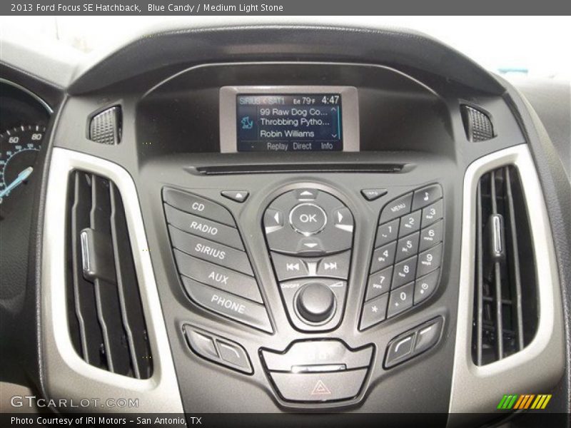 Blue Candy / Medium Light Stone 2013 Ford Focus SE Hatchback