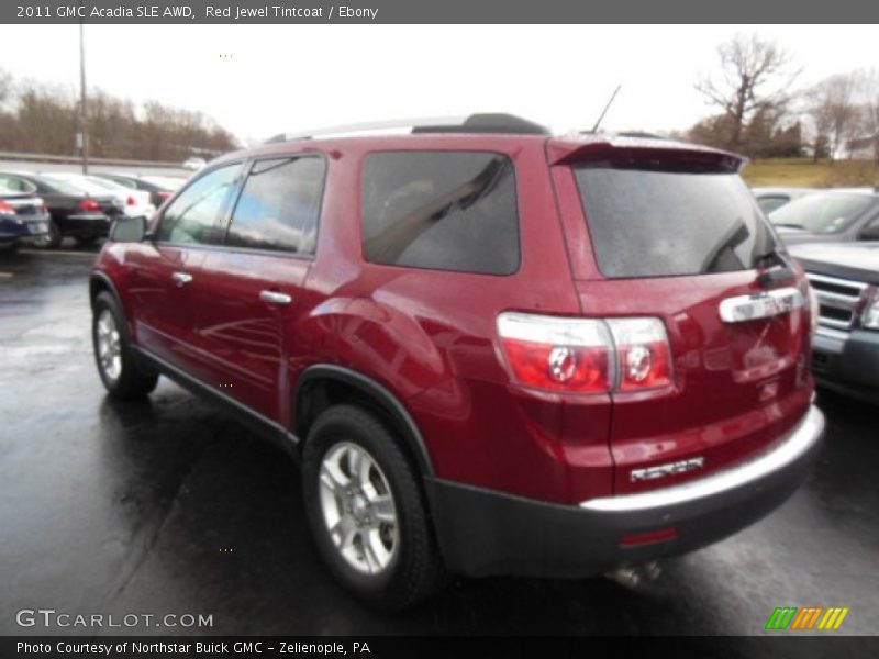 Red Jewel Tintcoat / Ebony 2011 GMC Acadia SLE AWD